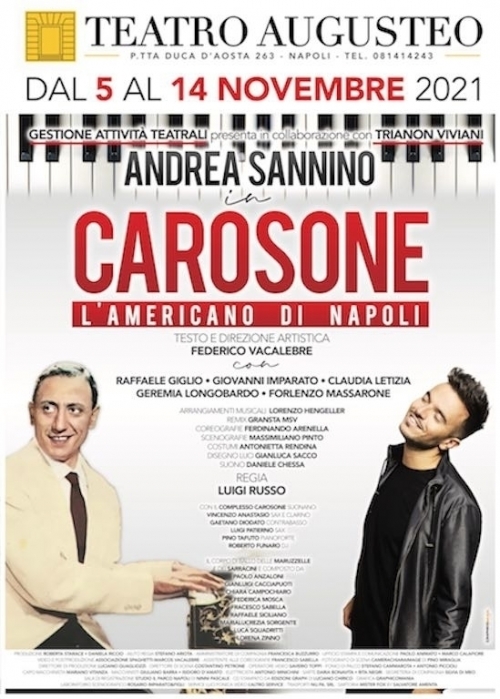 dal 5 al 14 novembre 2021 - CAROSONE L'AMERICANO DI NAPOLI - Teatro Augusteo - Napoli