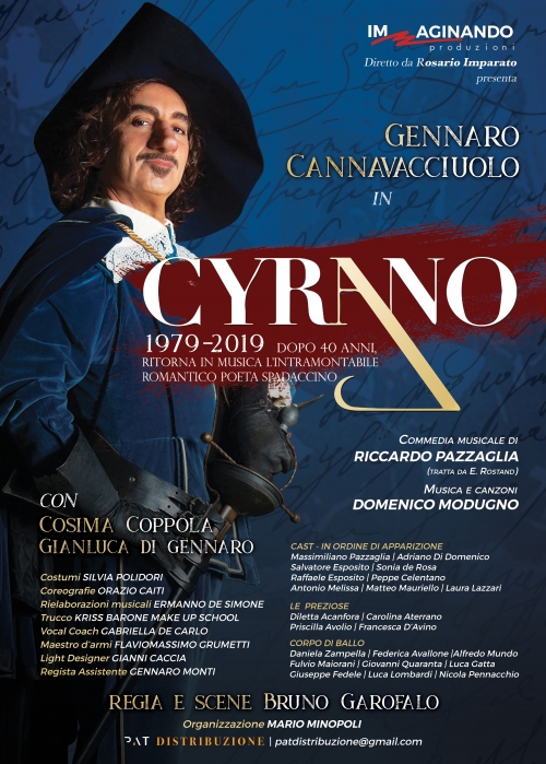 dal 6 al 15 dicembre 2019 - CYRANO - Teatro Augusteo - Napoli