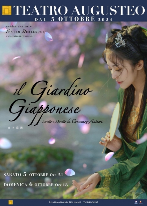 5 e 6 ottobre 2024 - IL GIARDINO GIAPPONESE - Teatro Augusteo - Napoli