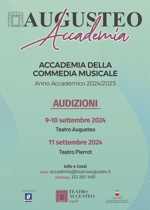 Informazioni A. A. 2024//25 - Teatro Augusteo - Napoli