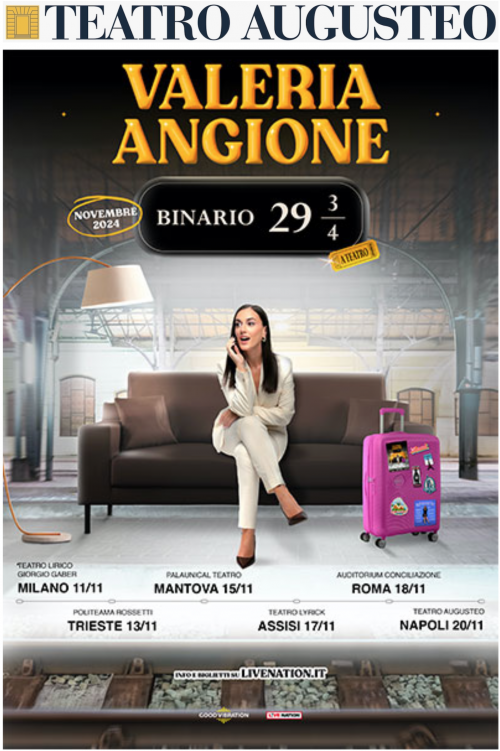 20 novembre 2024 - VALERIA ANGIONE - TEATRO AUGUSTEO - Napoli