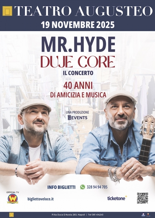 19 novembre 2025 - MR. HYDE - TEATRO AUGUSTEO - Napoli