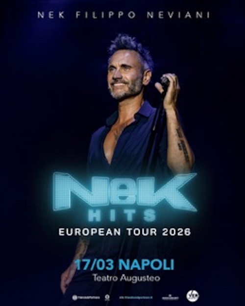 17 marzo 2026 - NEK - TEATRO AUGUSTEO - Napoli