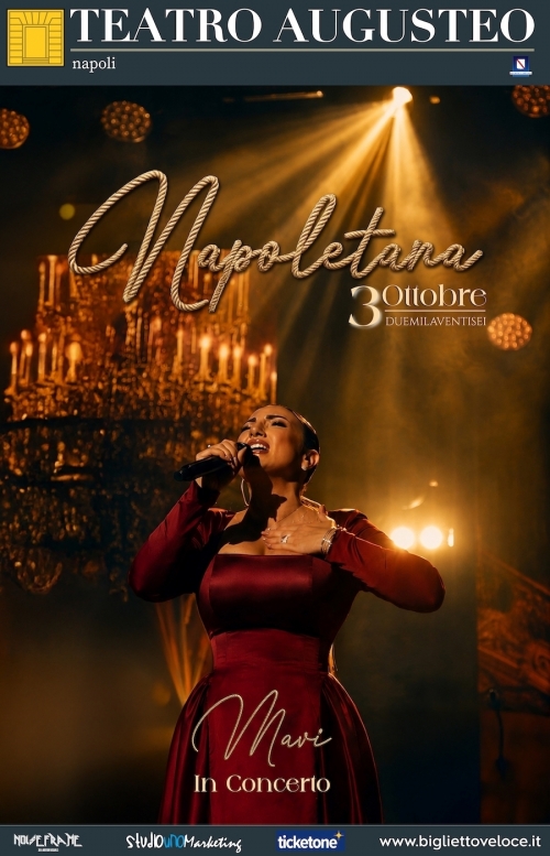 3 ottobre 2026 - MAVI - TEATRO AUGUSTEO - Napoli